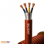 کابل نسوز سیلیکونی شیلدار 4 رشته سیلی دی