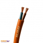 کابل نسوز سیلیکونی ساده 2 رشته سیلی دی