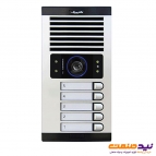 پنل آیفون تصویری 5 واحدی عمودی الکتروپیک مدل FD-1086