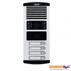 پنل آیفون تصویری 4 واحدی عمودی رنگی الکتروپیک مدل RFID 1086