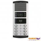 پنل آیفون تصویری 8 واحدی افقی رنگی الکتروپیک مدل RFID 1086