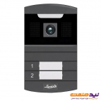 پنل آیفون تصویری 2 واحدی عمودی سخنگو الکتروپیک مدل 598