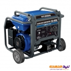 موتور برق بنزینی استارتی 6.5 کیلو وات هیوندای مدل HG-8556