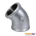 زانو دنده ای گالوانیزه 45 درجه 2 اینچ مک