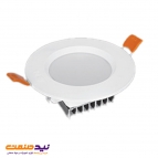 چراغ سقفی توکار سولاریس 7 وات دایره ای پارس شعاع توس