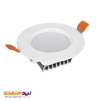 چراغ سقفی توکار سولاریس 9 وات دایره ای پارس شعاع توس