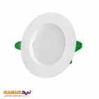 چراغ سقفی توکار پروسولاریس 9 وات دایره ای پارس شعاع توس