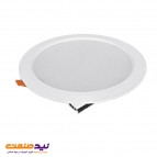 چراغ سقفی توکار سولاریس 30 وات دایره ای پارس شعاع توس