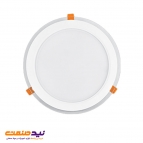 چراغ سقفی توکار گلاریس 30 وات دایره ای پارس شعاع توس