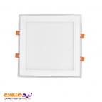 چراغ سقفی توکار گلاریس 42 وات مربعی پارس شعاع توس