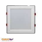 چراغ سقفی توکار گلاریس 42 وات مربعی 220*220 پارس شعاع توس