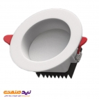 چراغ سقفی توکار دیپاریس 7 وات دایره ای پارس شعاع توس