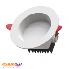 چراغ سقفی توکار دیپاریس 9 وات دایره ای پارس شعاع توس