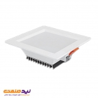 چراغ سقفی توکار سولاریس 12 وات مربعی پارس شعاع توس 1