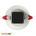 چراغ سقفی توکار دیپاریس 9 وات دایره ای پارس شعاع توس 1