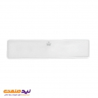 چراغ دیواری روکار آبنوس 12 وات مستطیلی IP65 پارس شعاع توس 1