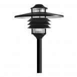 چراغ پارکی مشکی برای لامپ 125 وات بخار جیوه سری M6FL فلورا مازی نور  