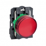 چراغ سیگنال LED قرمز پلاستیکی 24 ولت DC/AC اشنایدر الکتریک