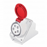 پریز پنج شاخه مادگی دیواری 32 آمپر 380 ولت پارسا