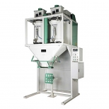 دستگاه پرکن اتوماتیک کیسه مواد گرانولی دو هاپر 50-25 کیلوگرمی دارا الکترونیک مدل MD-200-D