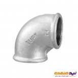 زانو دنده ای گالوانیزه 90 درجه 3.8 اینچ توپی برزیل