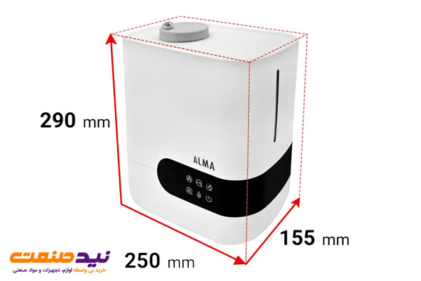 دستگاه بخور سرد و گرم آلما مدل HCW-372